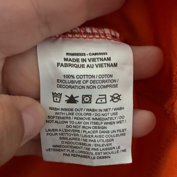 Jordan Women's Orange Crop Top XS - Picture 9 of 11